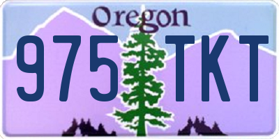 OR license plate 975TKT