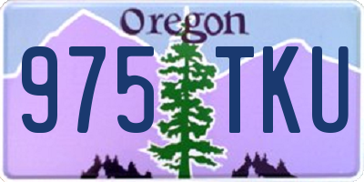 OR license plate 975TKU