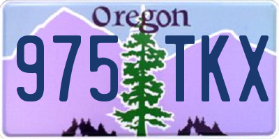 OR license plate 975TKX