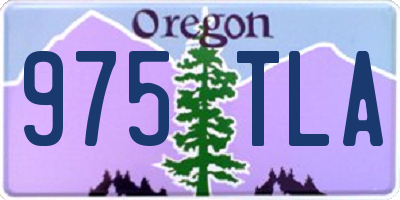 OR license plate 975TLA