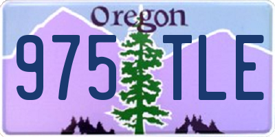 OR license plate 975TLE