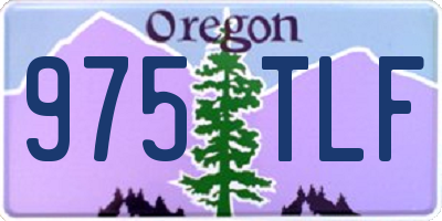 OR license plate 975TLF