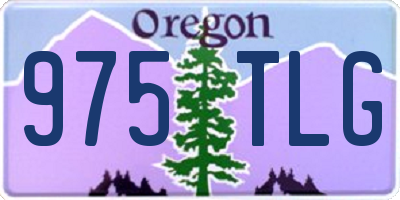 OR license plate 975TLG