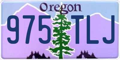 OR license plate 975TLJ