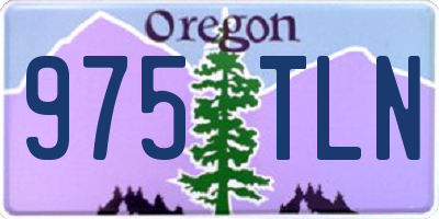 OR license plate 975TLN