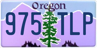 OR license plate 975TLP