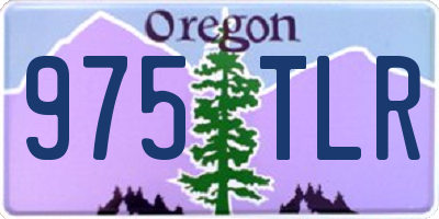 OR license plate 975TLR