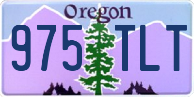 OR license plate 975TLT