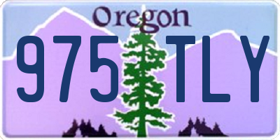 OR license plate 975TLY