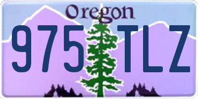 OR license plate 975TLZ