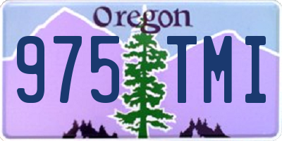 OR license plate 975TMI