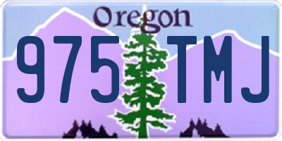 OR license plate 975TMJ