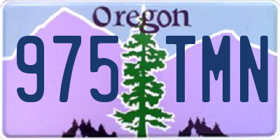 OR license plate 975TMN