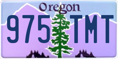 OR license plate 975TMT