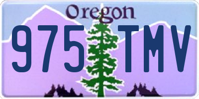 OR license plate 975TMV