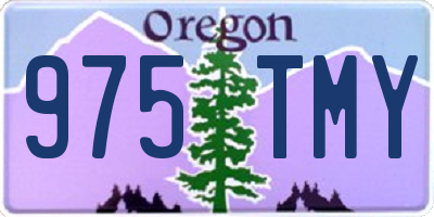 OR license plate 975TMY