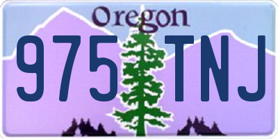 OR license plate 975TNJ