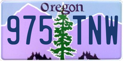 OR license plate 975TNW