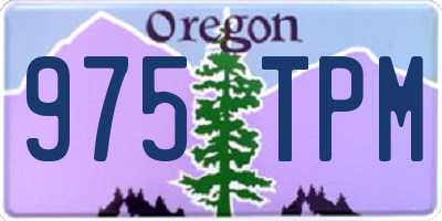 OR license plate 975TPM