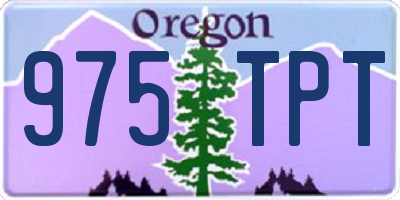 OR license plate 975TPT