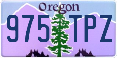 OR license plate 975TPZ