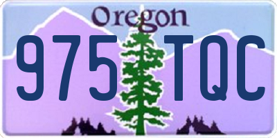 OR license plate 975TQC