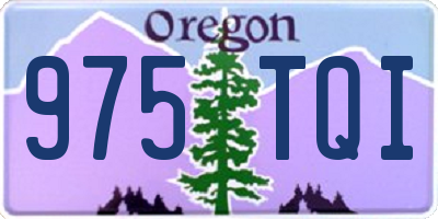 OR license plate 975TQI