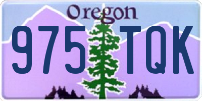 OR license plate 975TQK