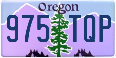 OR license plate 975TQP