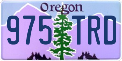 OR license plate 975TRD