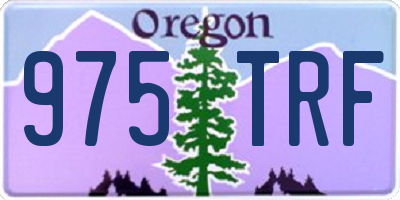 OR license plate 975TRF