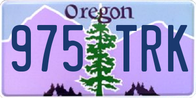 OR license plate 975TRK