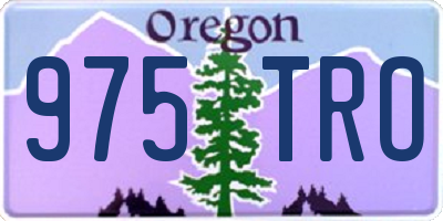 OR license plate 975TRO