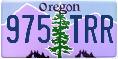 OR license plate 975TRR