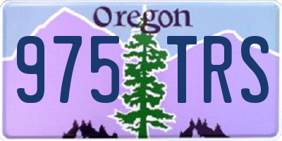OR license plate 975TRS