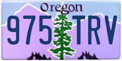 OR license plate 975TRV