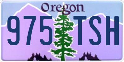 OR license plate 975TSH