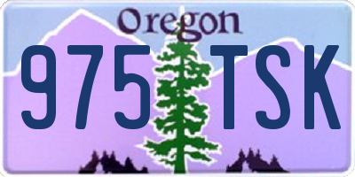 OR license plate 975TSK