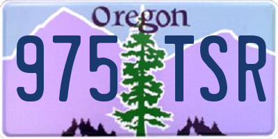 OR license plate 975TSR