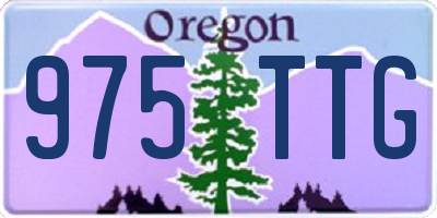 OR license plate 975TTG