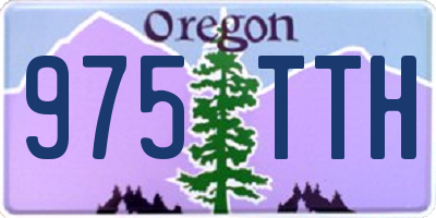 OR license plate 975TTH