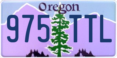OR license plate 975TTL