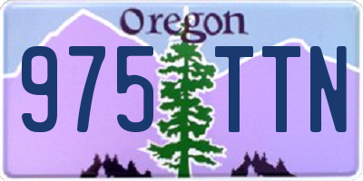 OR license plate 975TTN