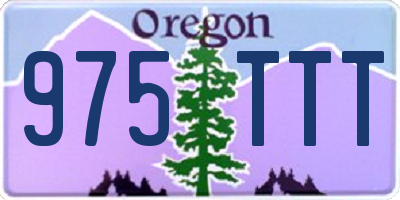OR license plate 975TTT