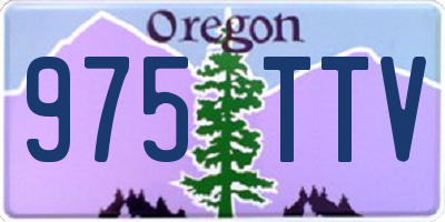 OR license plate 975TTV