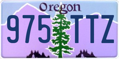 OR license plate 975TTZ