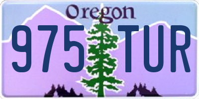 OR license plate 975TUR