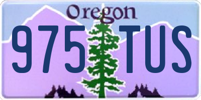 OR license plate 975TUS