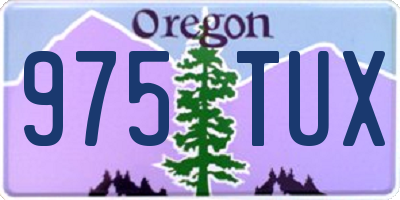 OR license plate 975TUX