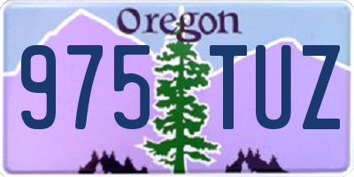 OR license plate 975TUZ